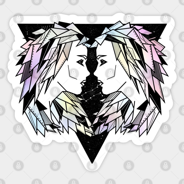 Gemini Twins Sticker by mailboxdisco